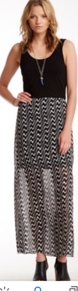 Vince Camuto chiffon overlay dress - Picture 2 of 6